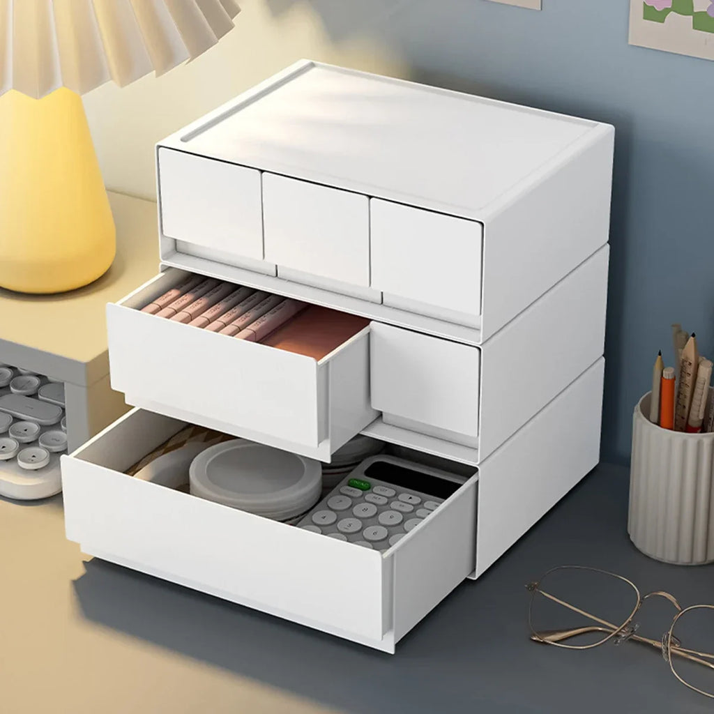 Multi-layer Stackable Desktop Drawer Home Student Stationery Office