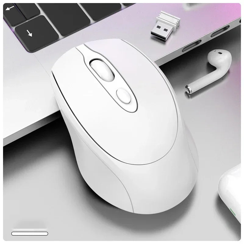 Wireless Computer Mouse Rechargeable Bluetooth-compatible USB Silent