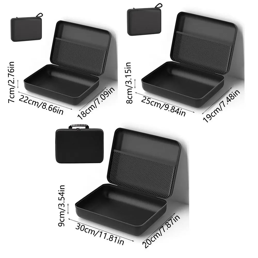 EVA Hard Shell Car Storage Box | Waterproof Zipper Organizer
