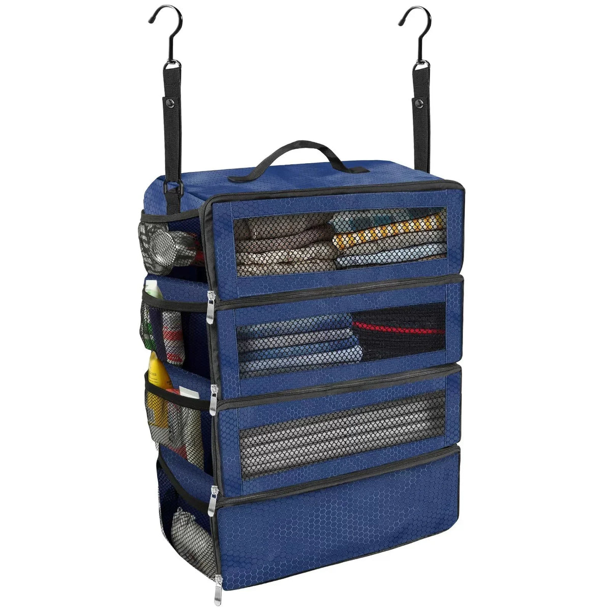 Hanging Suitcase Organizer | Collapsible Packing Cubes