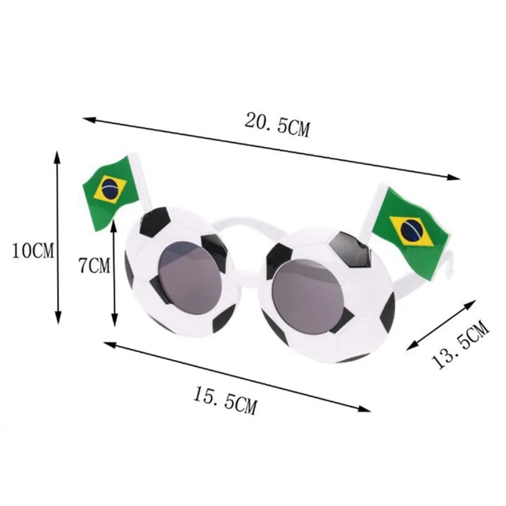 National Flag Soccer Sunglasses | 2026 Football Fan Party Gift