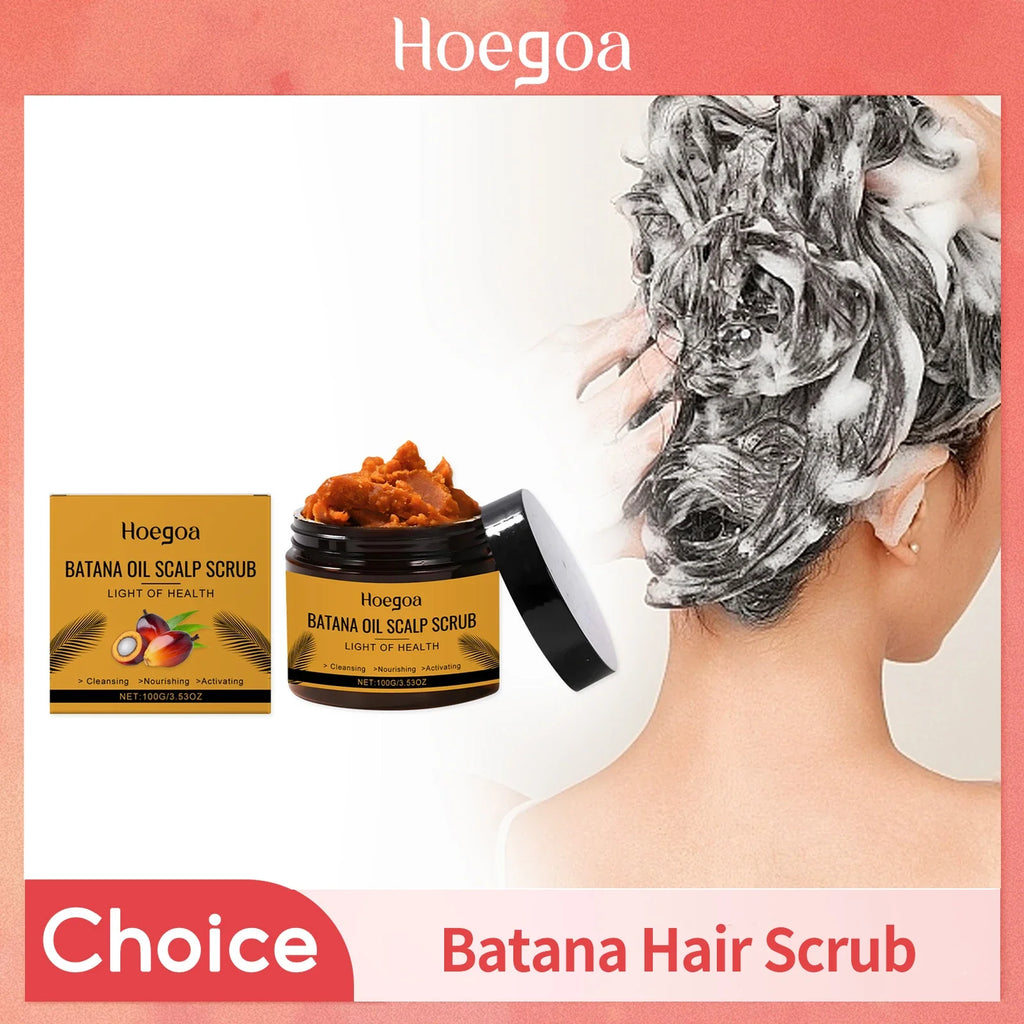 HOEGOA Batana Oil Scalp Scrub – Deep Clean & Nourish 100g