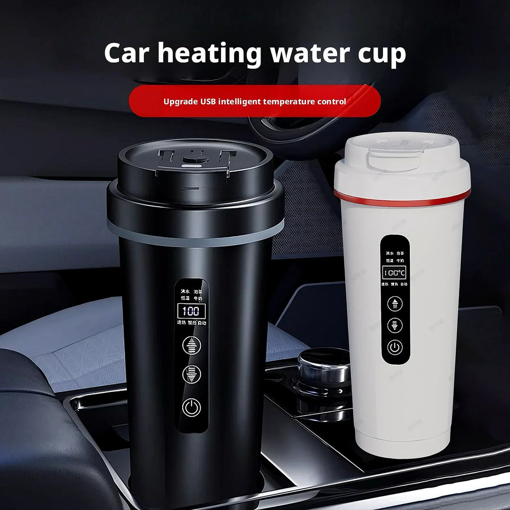 12V/24V Car Electric Kettle – 500ml Travel Water Heater