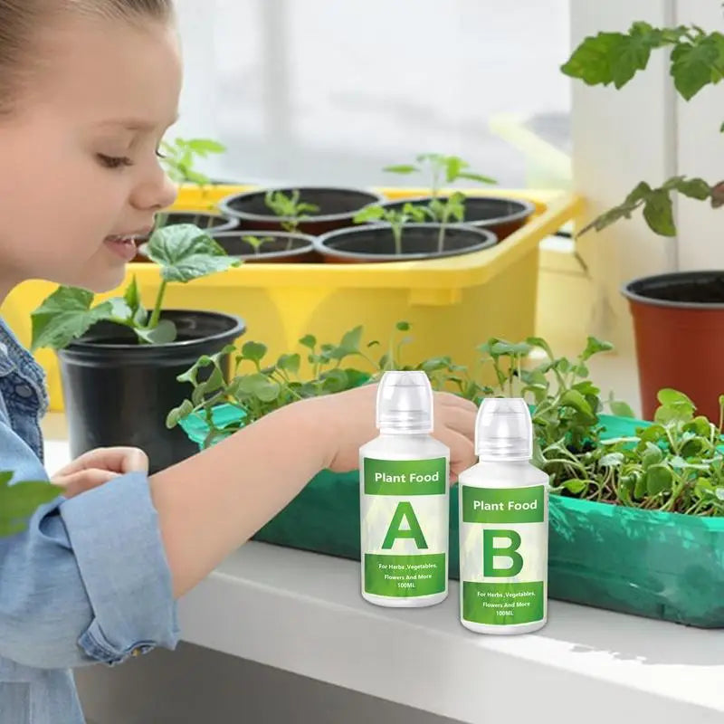 Fertilizer B Hydroponic Garden Plant Food Flowers Vegetables Grass