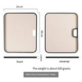 Wheat Straw Cutting Board with Garlic Grinder & Spillover Edge