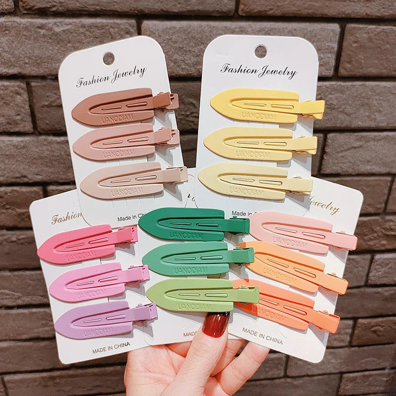 No-Dent Mini Alligator Hair Clips 3PCS | Hypoallergenic Edge Control