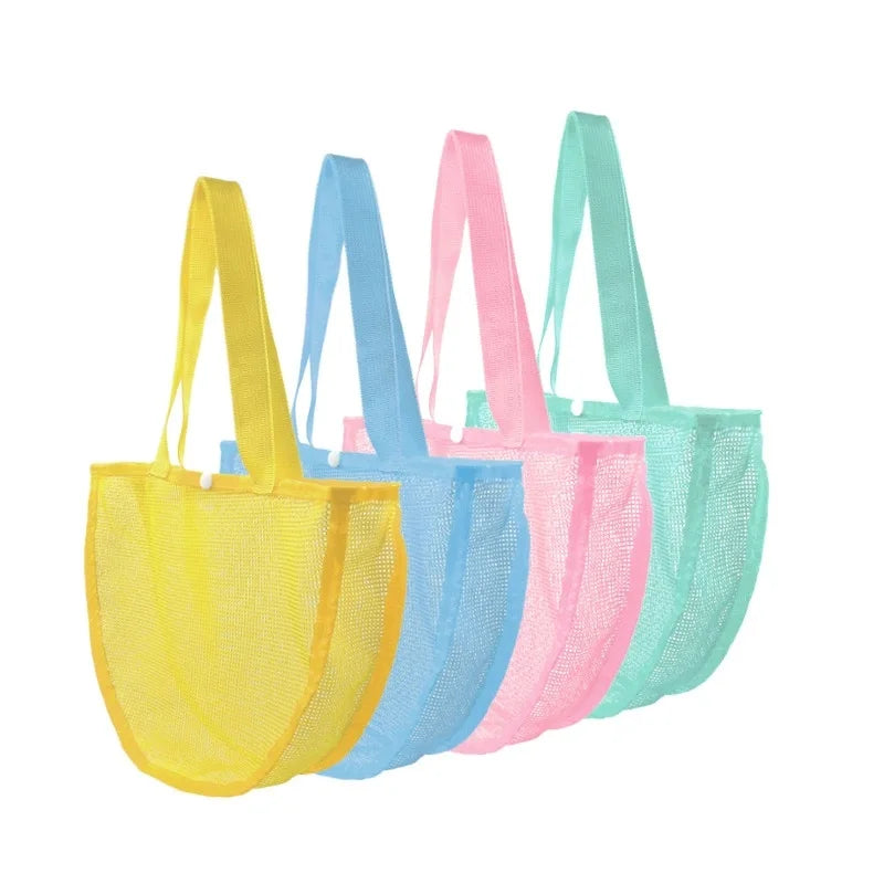Mesh Seashell Bag – Beach Shell Collecting & Toy Storage Tote