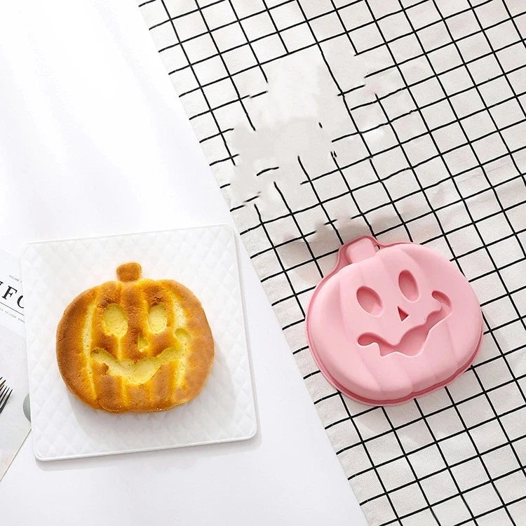 8-Inch Halloween Pumpkin Silicone Cake Mold | Mousse Baking