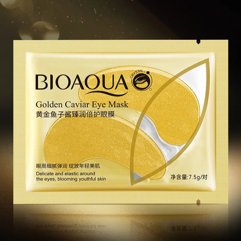 BIOAQUA Golden Caviar Eye Mask – 10 Pairs Hydrating Patches