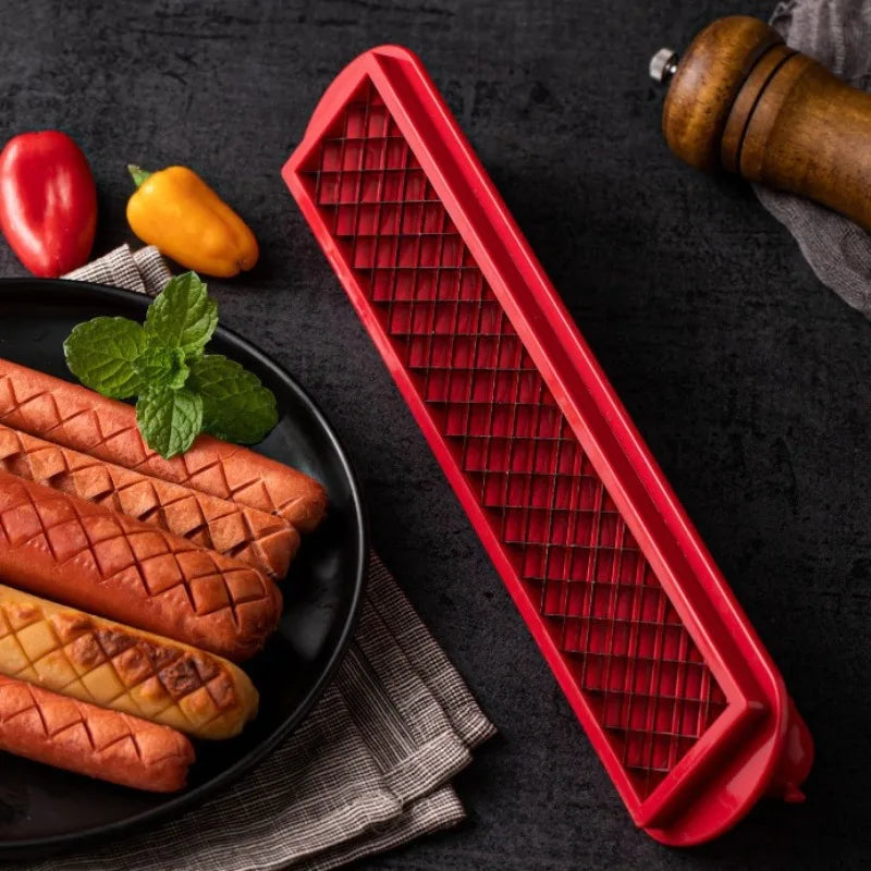 Stainless Steel Hot Dog & Sausage Spiral Cutter | BBQ Tool
