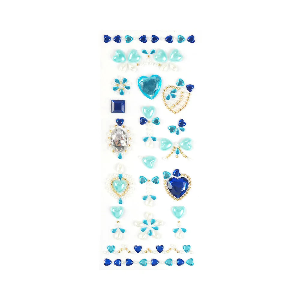 Acrylic Crystal Gem Face Stickers – DIY Makeup & Performance