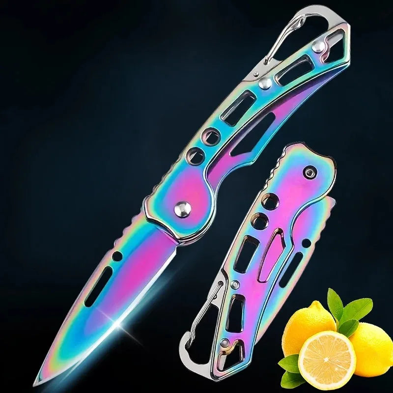 Stainless Steel Folding Pocket Knife – Camping, Survival EDC