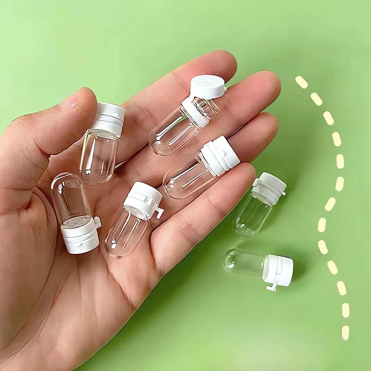 Clear Leak Storage Box-proof Travel Bottle Makeup Remover Lotion