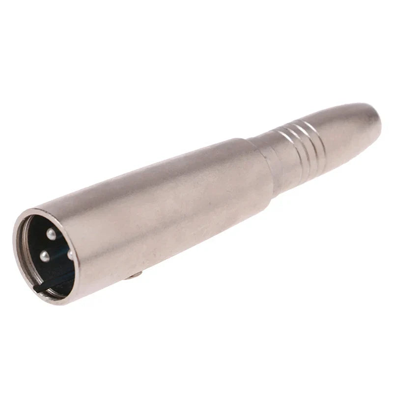 XLR Male to 6.35mm 1/4" Mono Female Audio Adapter