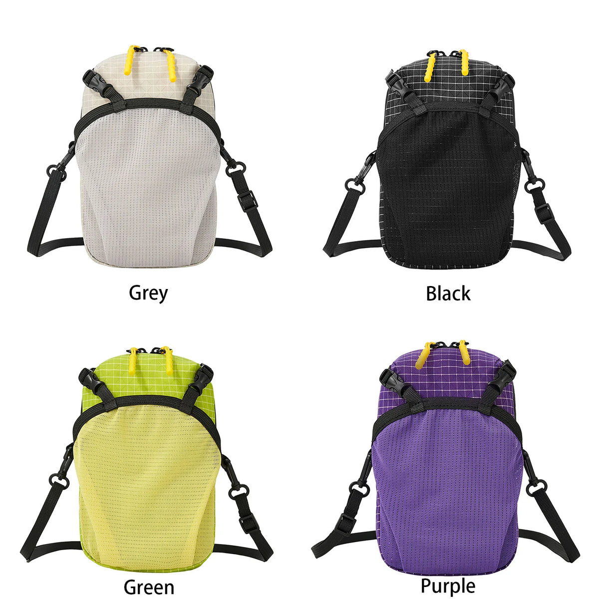 Water Bottle Pouch Phone Pocket Hiking Backpack Strap Holder Sports