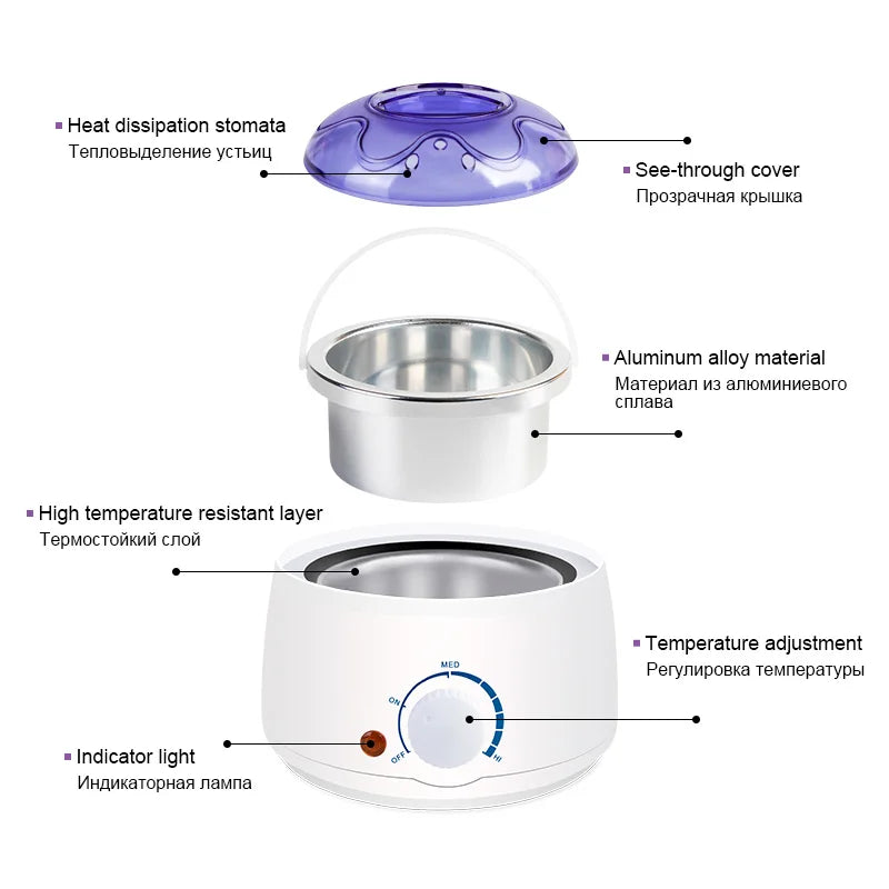 Wax Heater Hair Removal Waxing Warmer Dipping Pot Melting Machine
