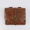 Steampunk Vintage Leather Pouch Bag Buckle Belt Medieval Renaissance