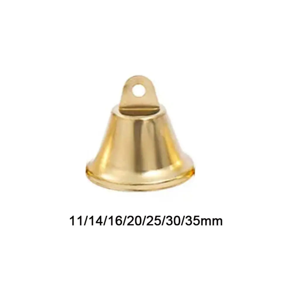 50pcs Gold Jingle Bells – Multi-Size DIY Craft & Wedding Decor