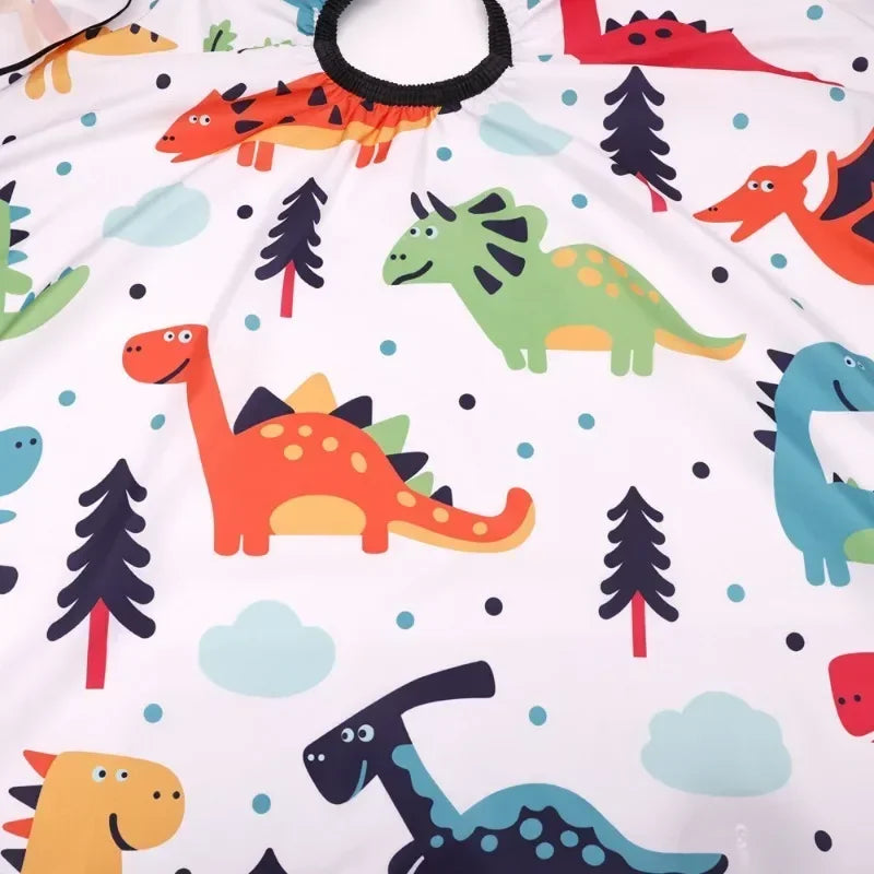 Kids Cartoon Hairdressing Cape | Children's Hair Cutting Wrap