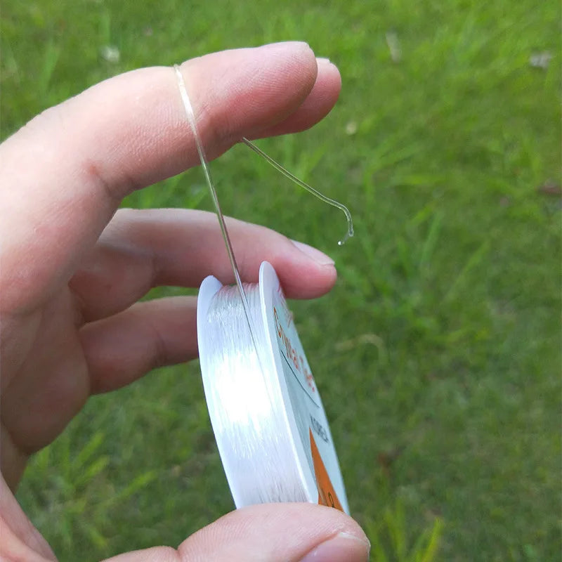 Clear Elastic Crystal TPU Thread for Hair Extensions & Wigs
