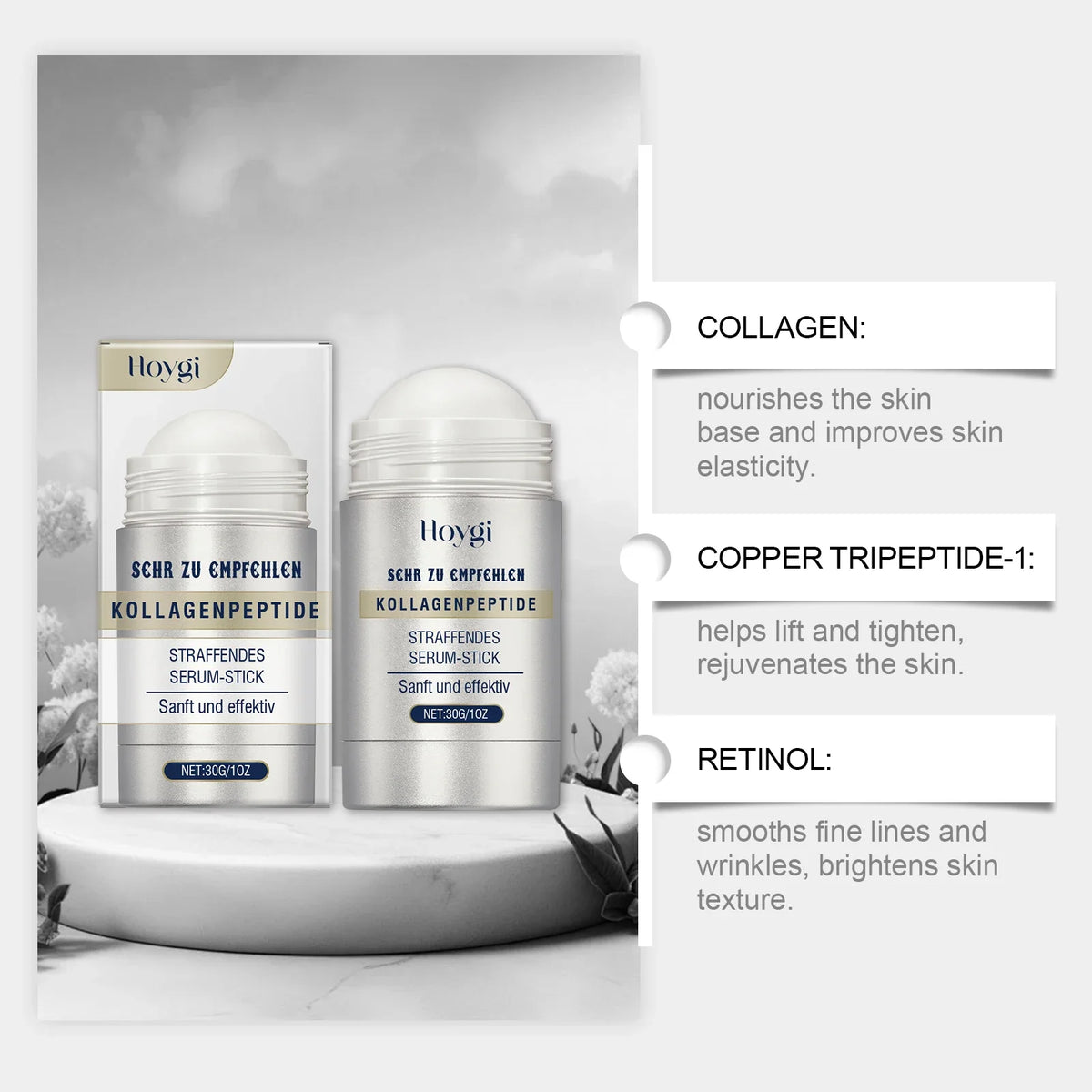 Hoygi Collagen Retinol Face Cream Stick – Firm & Brighten