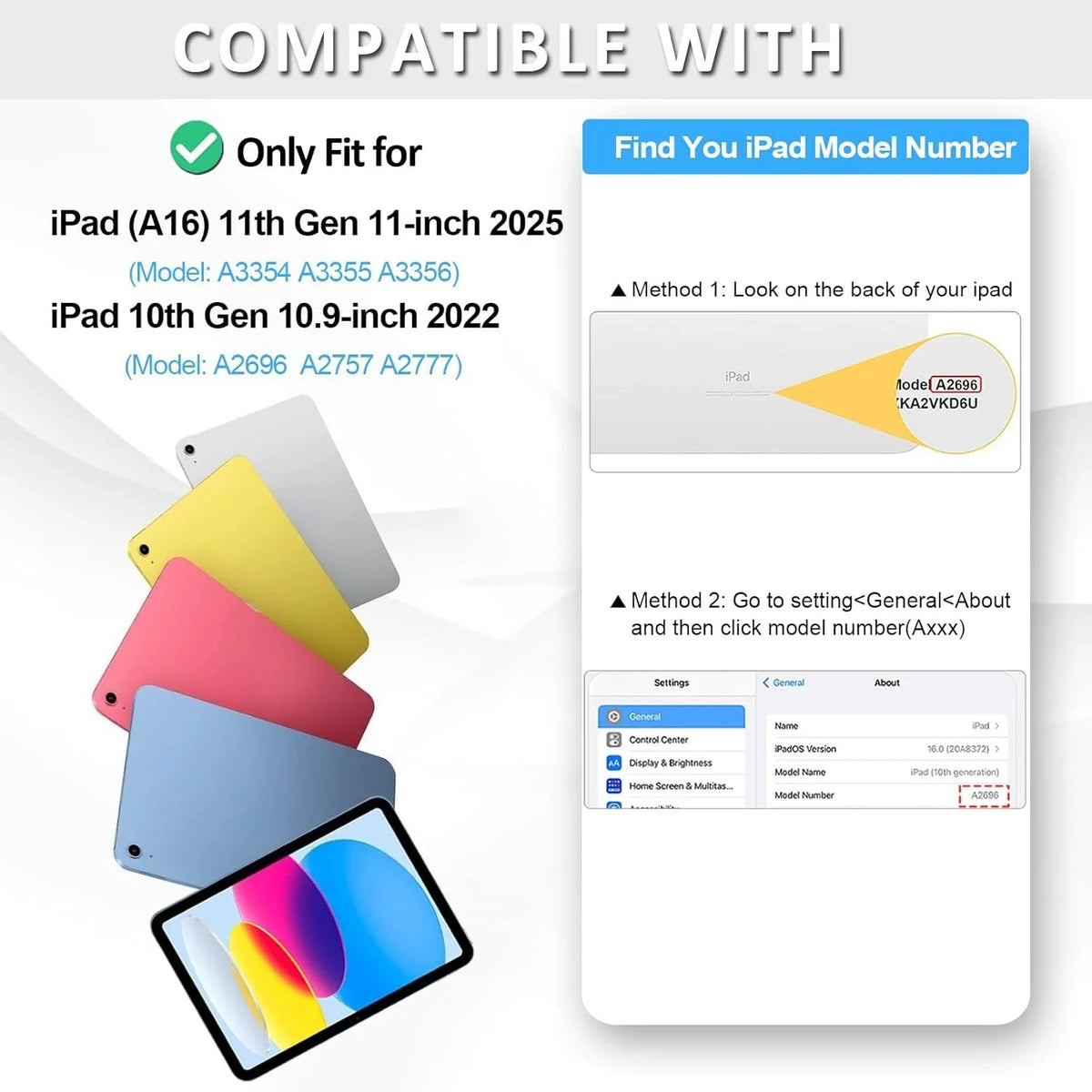 Clear iPad Case – Air, Pro, Mini & All Generations | Slim Shell