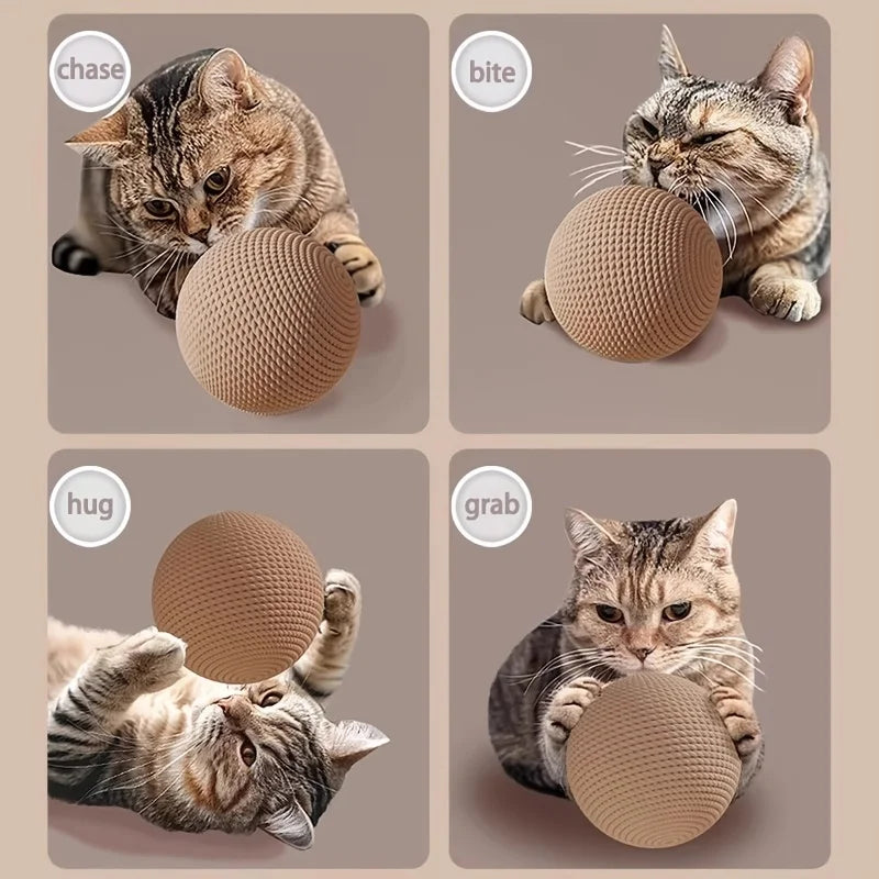 Extra Large Sisal Ball Cat Toy – Chew, Scratch & Teaser Wand