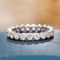 Huitan Full Paved CZ Ring for Women – Silver Fashion Ring