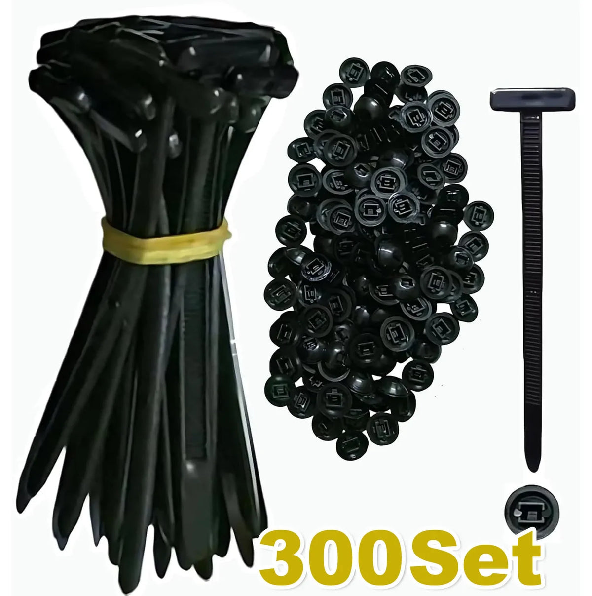 Heavy Duty Self-Locking Nylon Zip Ties – 1–300 PCS Pack