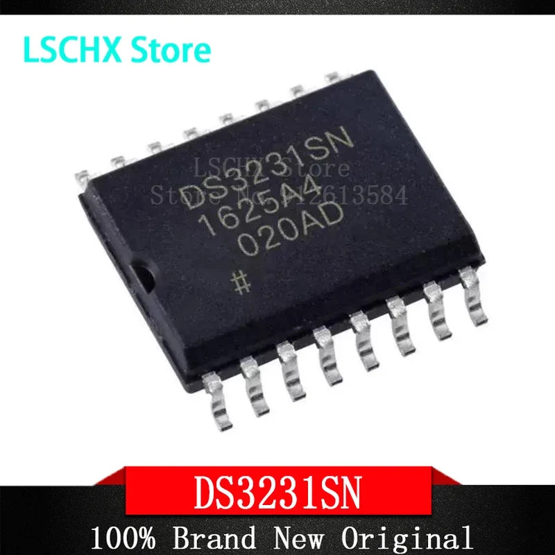 DS3231SN RTC Chip 10PCS – I2C SOIC-16 Real Time Clock IC