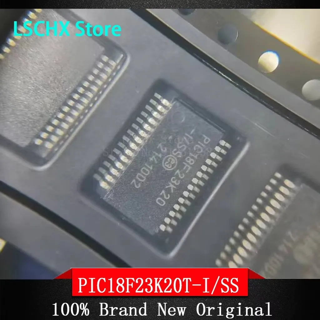 5-Pack PIC Microcontroller ICs – PIC10F, PIC16F & PIC18F MCUs