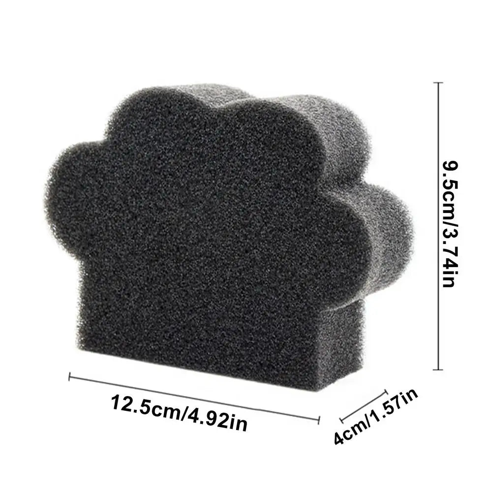 Washer Lint Catcher Pet Hair Cat Paw Shape Fabric Shaver Sponge Drain