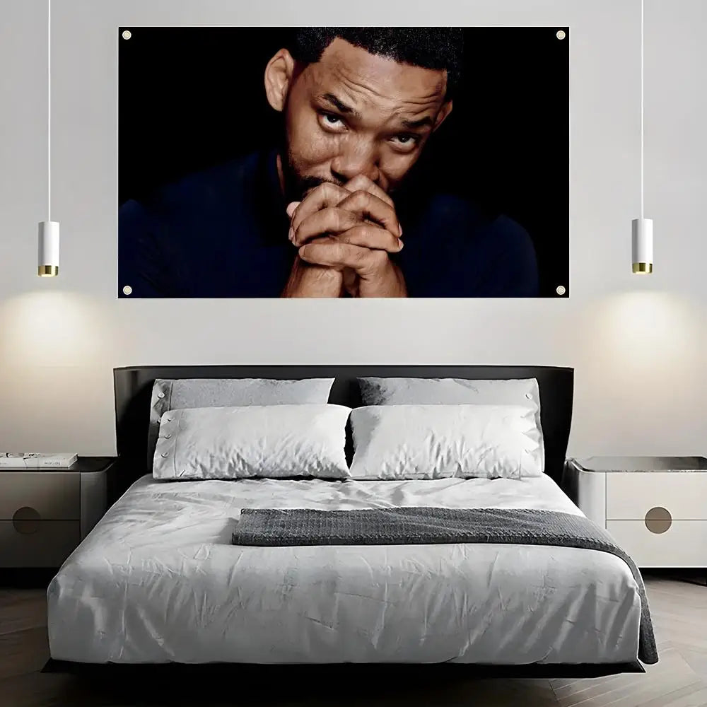Will Smith Fan Art Flag – Indoor & Outdoor Wall Banner