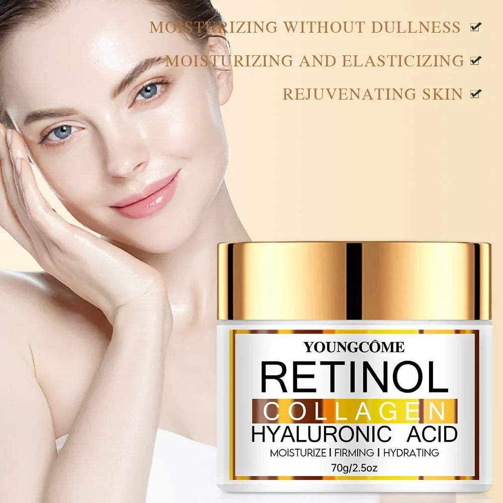 LGRAMER Retinol Face Cream – Collagen & Hyaluronic Acid