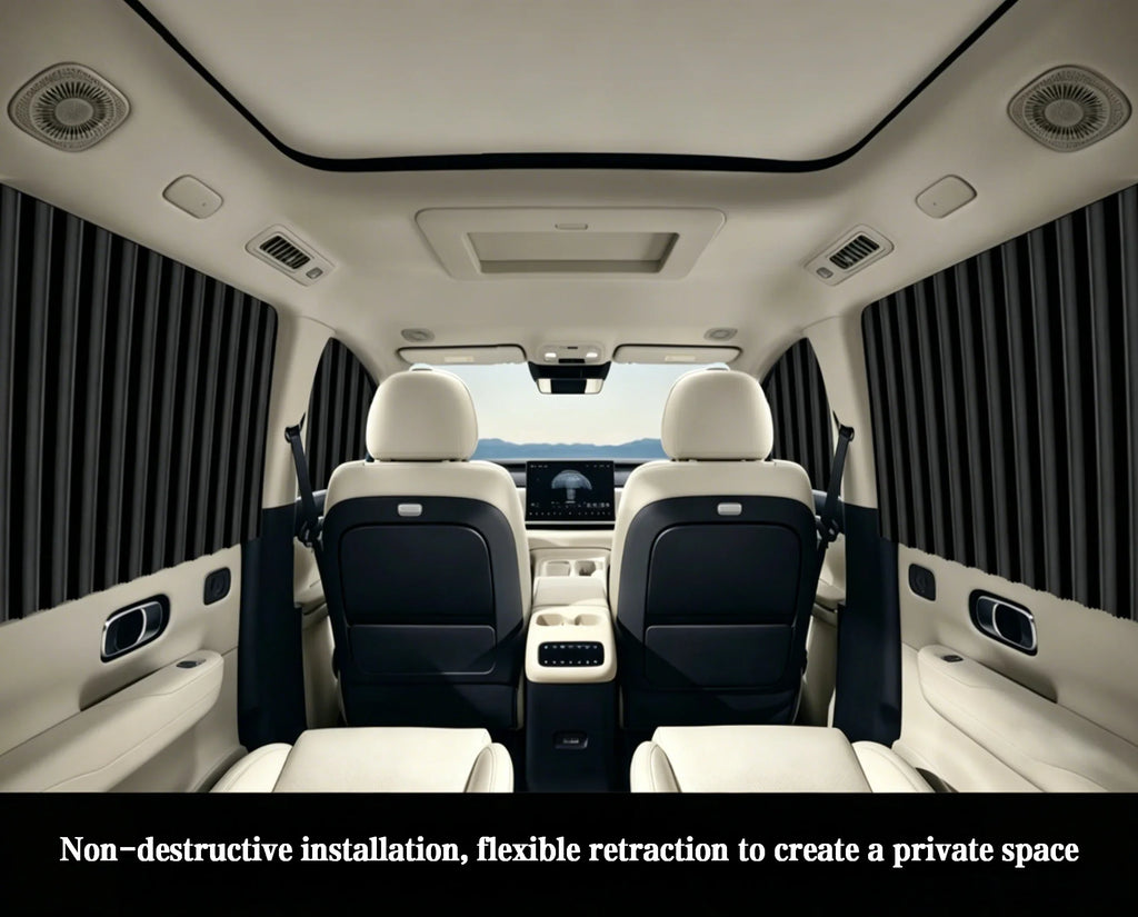 1 Magnetic Car Side Window Sun Shade Curtains Privacy Design