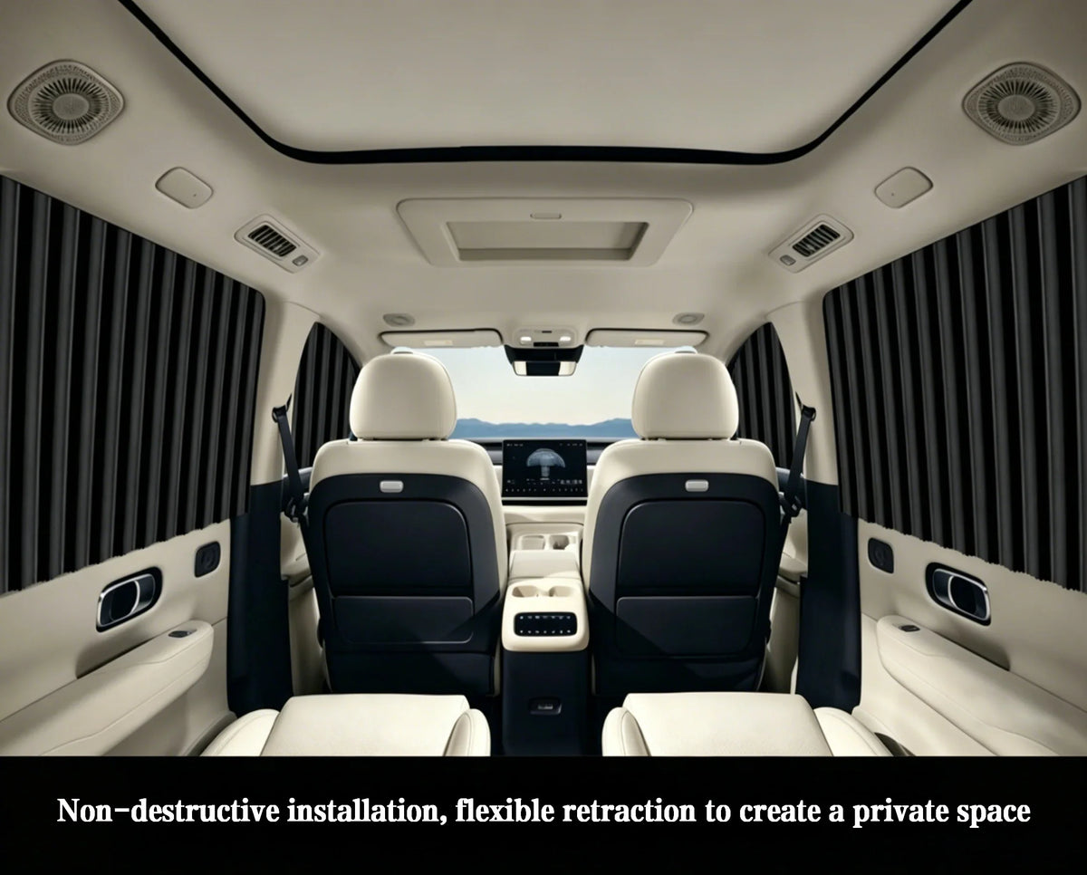 1 Magnetic Car Side Window Sun Shade Curtains Privacy Design