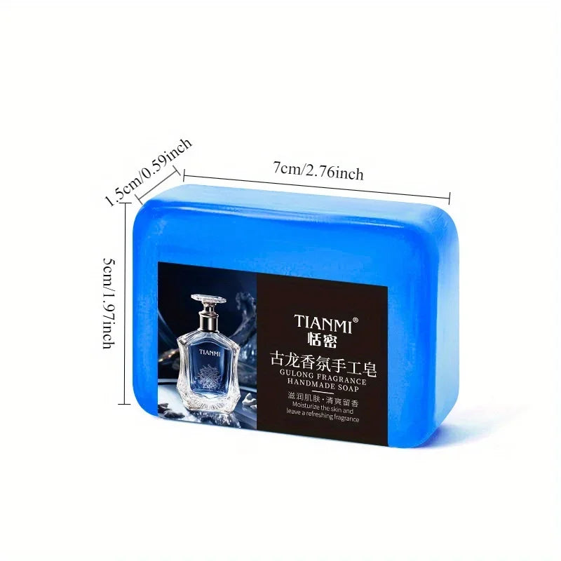 Men's 3-in-1 Cologne Soap Bar – Hair, Face & Body (2 Pack)