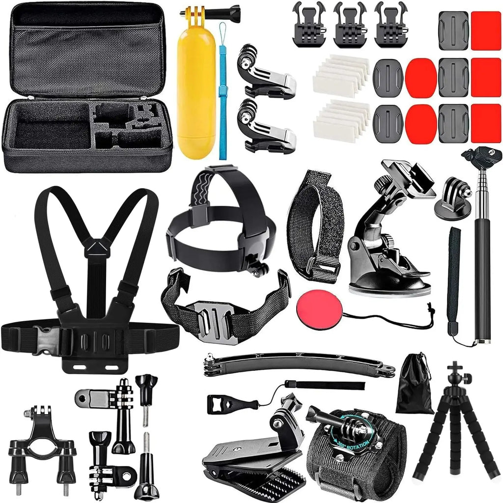 50-in-1 Action Camera Accessory Kit for GoPro, DJI & More