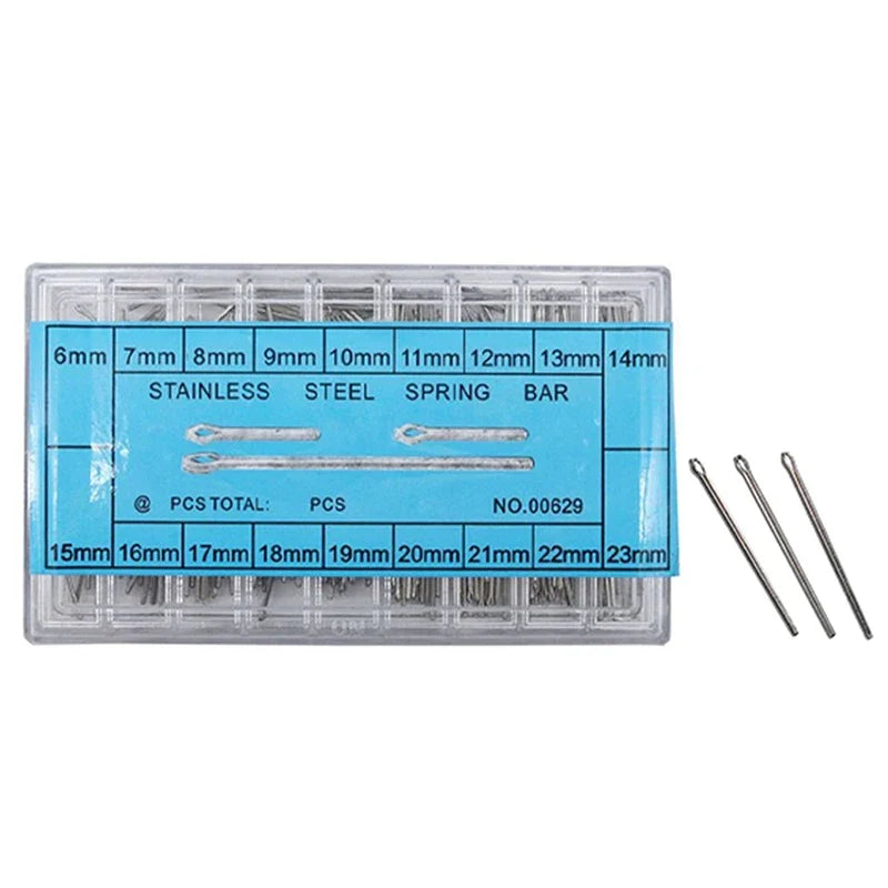 360 Pcs Watch Band Split Pins Kit – 18 Sizes Stainless Steel