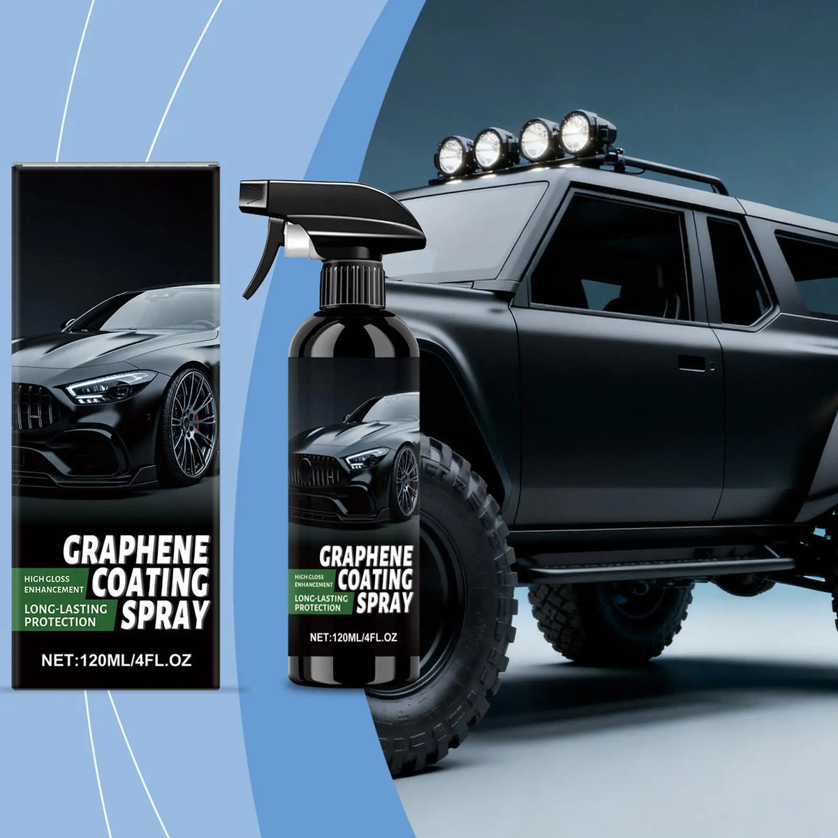 120ml Car Coating Spray | High Gloss Paint Sealant & Protectant