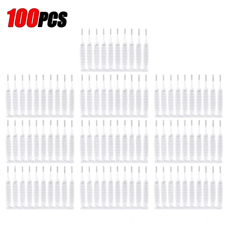 Micro Nylon Shower Nozzle Cleaning Brush Set – 10–500 Pcs