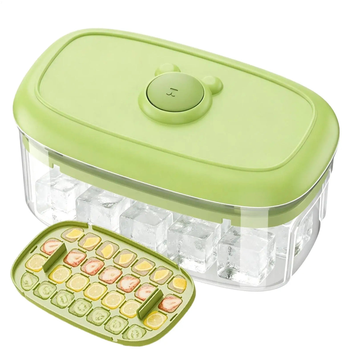 28-Grid Ice Cube Tray | Leakproof Easy Release Freezer Mold