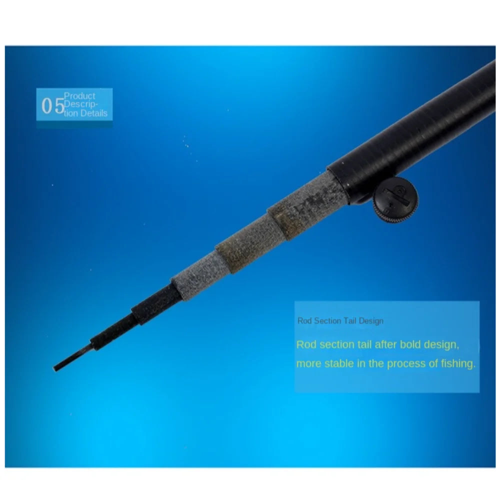 Telescopic Fishing Rod Kit – Glass Fibre Pole 2.1m–7.2m