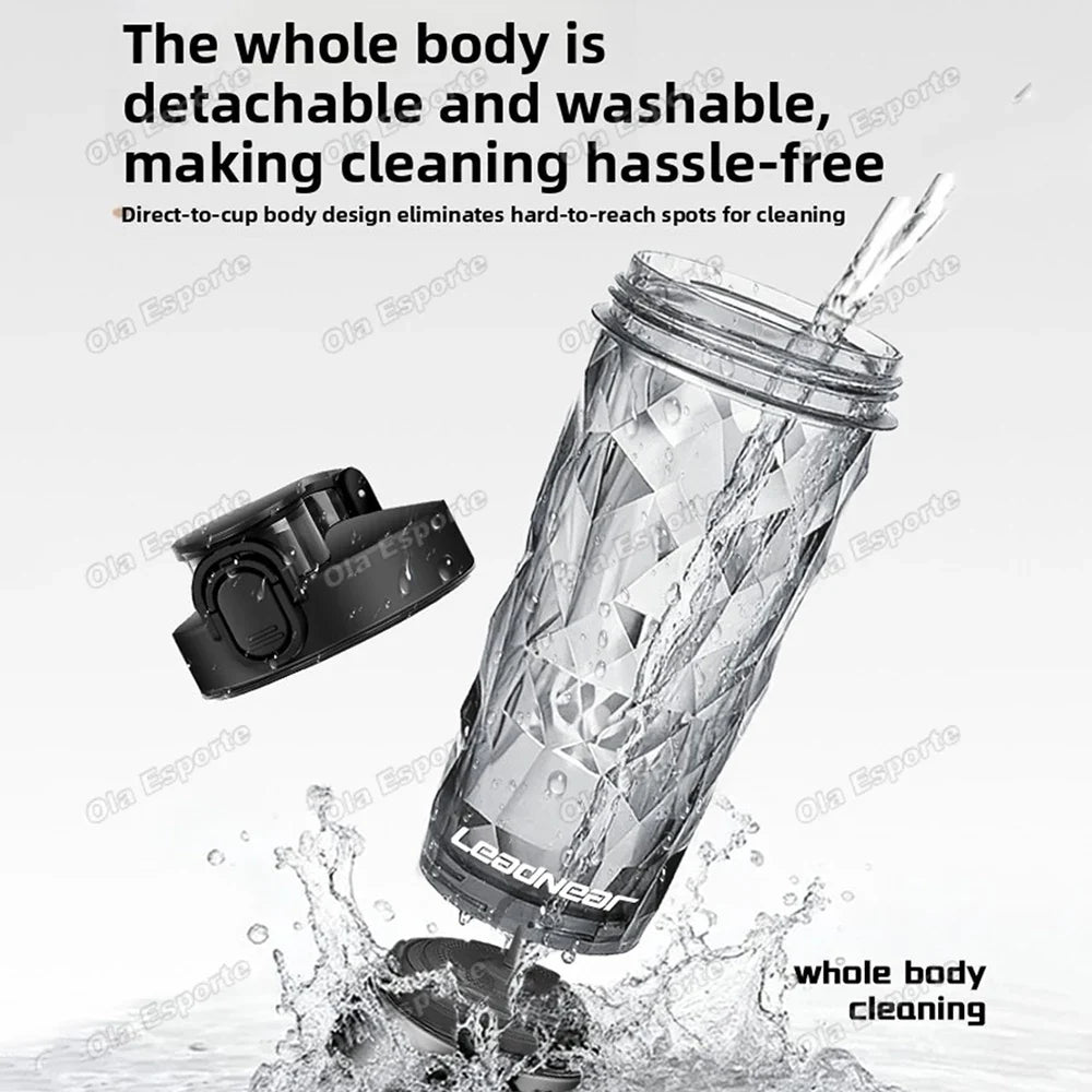 Electric Portable Shaker Bottle USB Rechargeable 630ml Blender