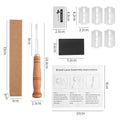 5-Blade Bread Scoring Knife – Stainless Steel & Beechwood