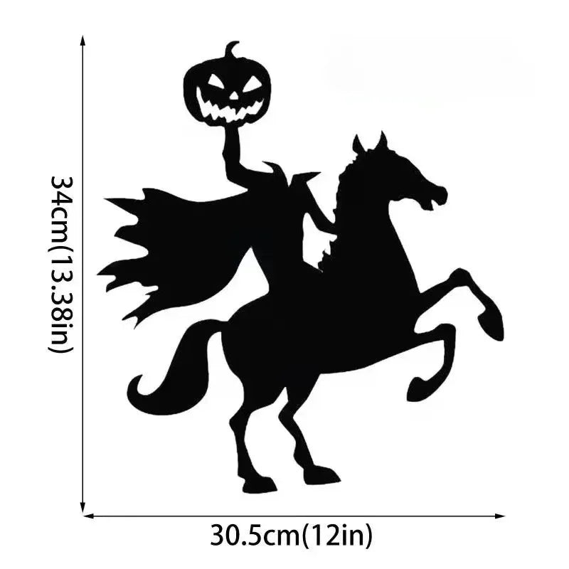 Halloween Stickers Party Decoration Double-sided Glass Display