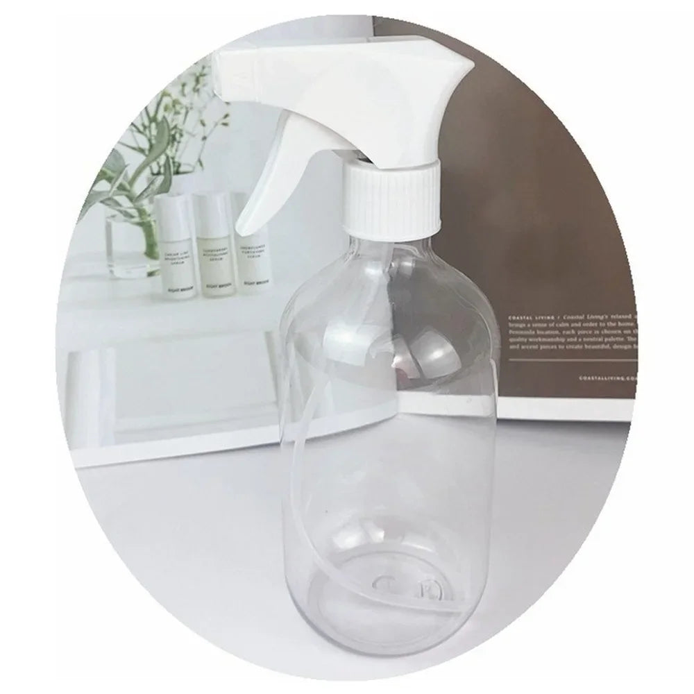 Refillable Plastic Spray Bottles 300ml 500ml | Flip-Top Dispenser
