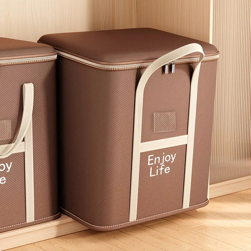 Large Collapsible Storage Bags for Clothes, Blankets & Bedding