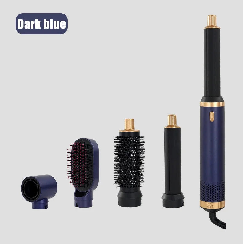 5-in-1 Hair Dryer Brush Set – Curler, Straightener & Styler