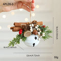Christmas Bells Antlers Bows Pinecone Mixed Pendants Tree Window